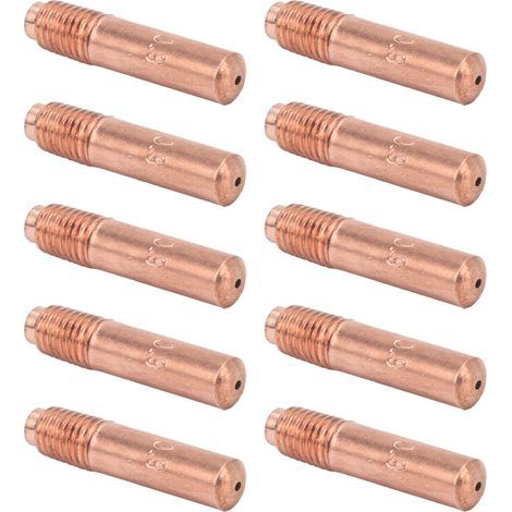 Builles conductrices de 10pcs pour les conseils de contact de soudage MIG Petits accessoires de cuivre 0,9 mm (1/5)