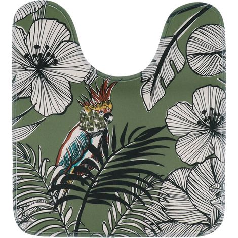 Tappetino igienico in microfibra stampata 45x50 cm - jungle fever kaki - Tendance