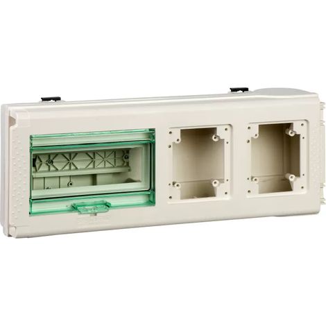 Schneider Electric KN Abgangsadapter, 32A, leer f. 8 Teilungseinheiten + 2 Steckdosenplätze KNB32CP (1/2)
