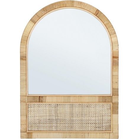 Miroir arche en rotin naturel 50x70 Hajar YES (1/4)
