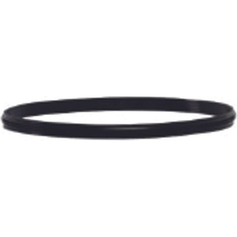 Guarnizione in gomma per tubi acciaio inox siliconica h12 spes. mm.0,5 - ø mm.200