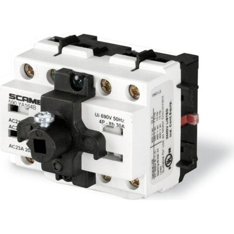 Bloc de contact pour inter-sectionneur 32A 2P type B (1/5)