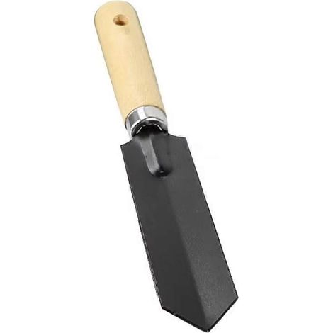 Truelle de jardin, pelle à manche en bois, outil de bêchage avec trou, bêche de jardin pour planter et transplanter, outils de jardinage (1/4)