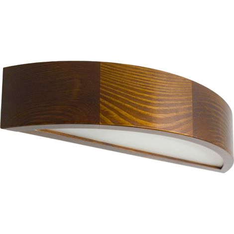 Aplique de madera LEJA L谩mpara de semi-techo NOGAL (1/5)