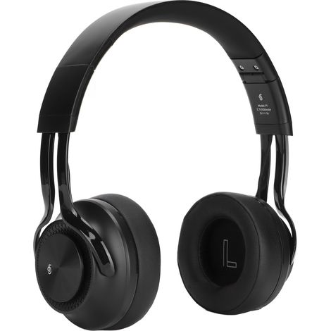 Fingertime P1 Bluetooth-Kopfhörer für Kinder: ideal zum Musikhören, Filme schauen und Sport treiben (schwarz). (1/5)