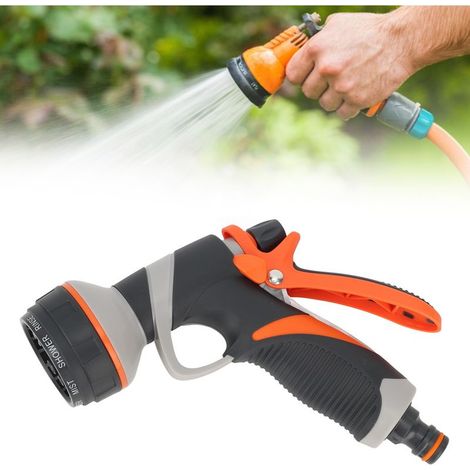 Lance à haute pression pour jardin et nettoyage 4Pcs set ABS avec adaptateurs rapides G1/2 (1/5)