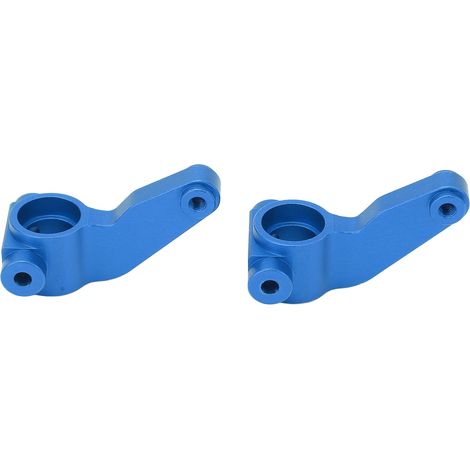 Potence de direction en alliage d'aluminium pour voiture RC 1/10, réduisant la friction et durable (bleue). (1/5)