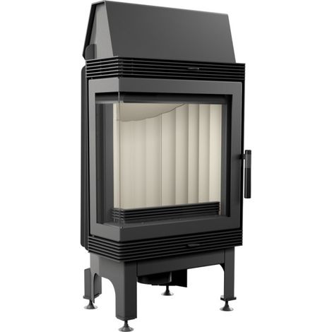 Inserto para chimenea BLANKA 8 BS cristal en el lado izquierdo