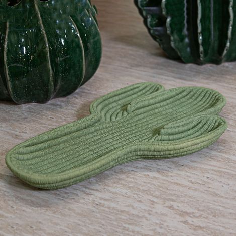 Svuotatasche Fanipaza, Disegno con Cactus, Verde,
