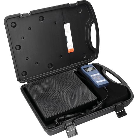 Balance de réfrigération 90kg 198lb charge de réfrigérant poids avec écran LCD arrêt automatique pour équipement HVAC (1/5)