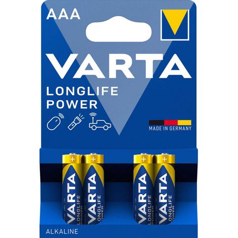 VARTA - 4 piles LR03 1,5V - 4903110414 (1/3)