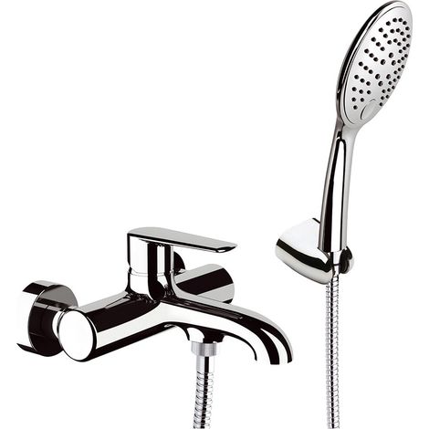 Miscelatore vasca in ottone cromato con accessori inclusi linea Armonia