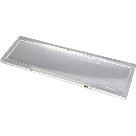 Porte-nom pour boîte aux lettres NF – ABS brillant homologué – Largeur 10.5 cm – Hauteur 3 cm – Pour usage standard – Burg Wachter