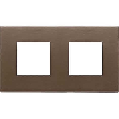 VIMAR - 22643.12 Placca 4M (2+2)int71 bronzo scuro spazz.