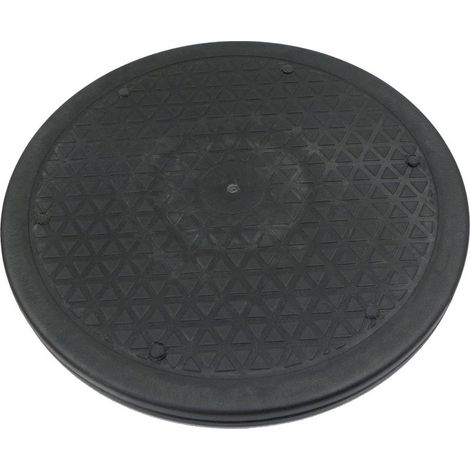 25cm Plateau Tournant, Tourne-Disque Rotatif, Plateau pivotant Manuel à 360° avec Roulement à Billes en Acier, Motif Diamant, pour Moniteur, Gadgets Cuisine, Projets D'artisanat, Plantes à Bonsa (1/4)