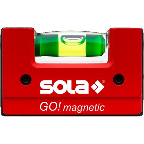 SOLA Kompakt Wasserwaage GO MAGNETIC 6,8cm, 01621101 (1/5)
