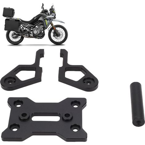 Support de fixation pour GPS de moto avec extension de barre de téléphone en alliage d'aluminium, compatible avec les modèles 450MT 2024 et 2025 (12 mm / 0,47 po). (1/5)