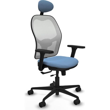 Chaise de bureau piqueras y crespo Jorquera noir accoudoirs 3D (1/2)