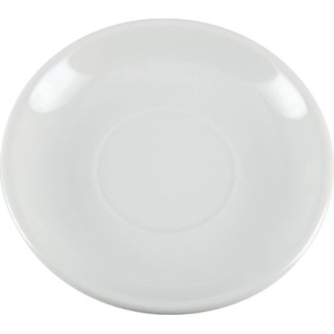 Olympia Athena CC202 - Piattini da 145 mm, in porcellana bianca, adatti per tazze CC201, GG870 e CC200, resistenti alle scheggiature, adatti per microonde e lavastoviglie, confezione da 24 (1/4)