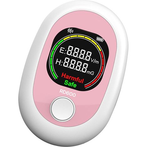 Elektromagnetisches Strahlungsmessgerät 50 Hz bis 3500 MHz, hochempfindliches Farb-LCD-Display, EMF-Detektor (1/5)