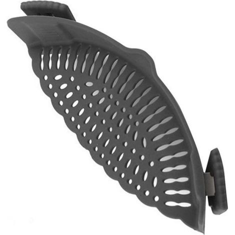 Passoire À Eau - Clip Silicone Pour Casserole - Filtre Cuisine Universel - 22 X 8 X 6 Cm - 1 Pièce (1/5)