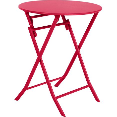 Table de jardin pliante ronde 2 places GREENSBORO