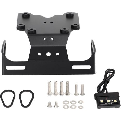 Support de support de plaque d'immatriculation de moto avec remplacement de lumière LED pour TENERE700 2019+ (1/5)