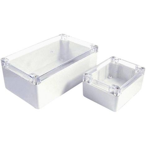 Coffret d'installation Camdenboss 7200-238C Polycarbonate gris clair (RAL 7035), transparent(e) 265 x 185 x 95 1 pc(s) (1/2)