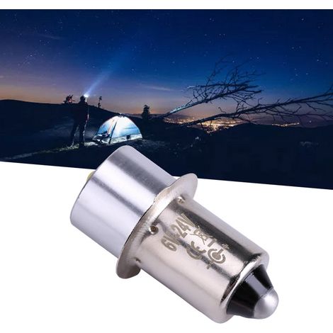Ampoule de rechange LED haute luminosité 3W 6‑24V P13.5S pour lampe torche de travail d'urgence (1/5)