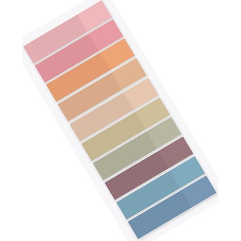200 Pièces Marque Page Adhesif,Sticky Notes, Autocollant Index Tabs,Onglets D'Index,pour Document,Fichier,Livre,Translucide,10 Couleurs (Style 3) (1/5)