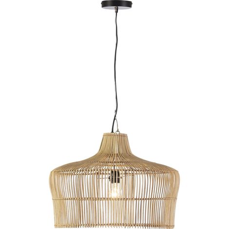 Suspension en Rotin Tendance pour Salon - Rotin naturel beige nacré (1/4)