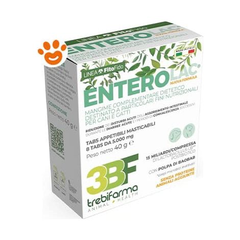 Trebifarma Dog & Cat Enterolac - Confezione 40 Gr -