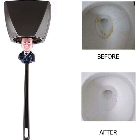 Toilettenbürste mit weichen Borsten für die gründliche Reinigung der Toilettenschüssel – langer Griff (1/5)