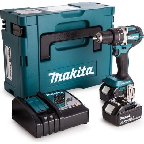 Perceuse à percussion 18V LXT (2x4.0 Ah) en MAKPAC - MAKITA DHP484RMJ (1/4)