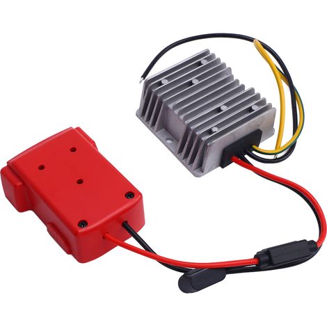 Convertisseur abaisseur 18V vers 12V, entrée 17-55V, sortie 12V 20A 240W, réducteur de tension sur batterie pour voiture RC et éclairage LED (1/5)