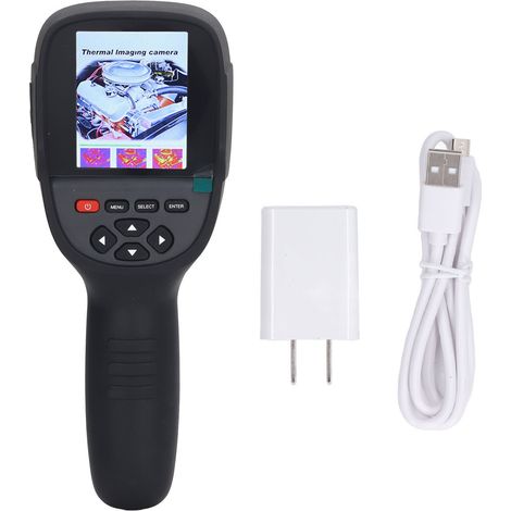 Caméra Thermique IR Portable avec Écran Couleur 3,2 Pouces, Imagerie Infrarouge -20°C à +550°C, Prise US 100-240V (1/5)