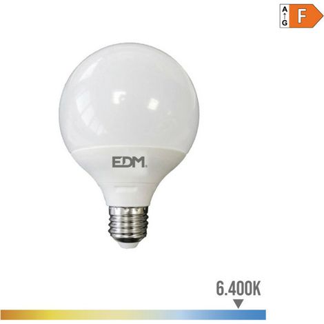 Ampoule Globe Led ø125mm E27 15w 1521lm 6400k Lumière Froide ø12,5x14cm