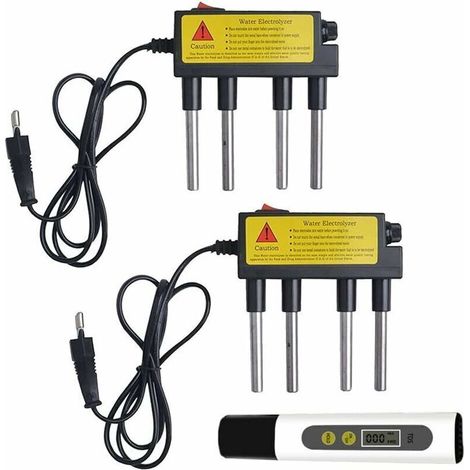 Eau Electrolyseur Test Électrolyse,Testeur Portable de Qualité de l'eau Moniteur d'impuretés d'eau léger Moniteur de Test d'électrolyseur (1/4)