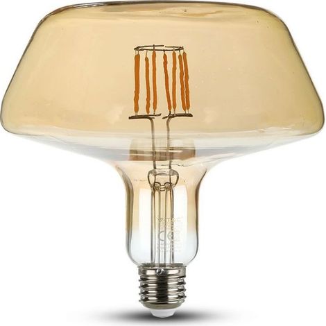 V-TAC ampoule LED filament 8W E27 ambre 2200K 620lm (1/5)
