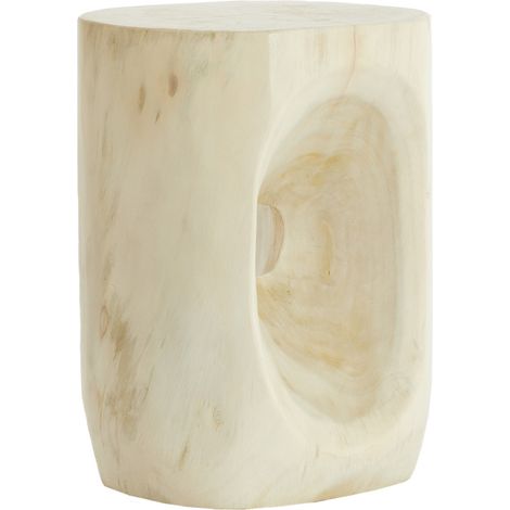 Light & Living Mesa auxiliar Morilo de madera claro natural (1/4)