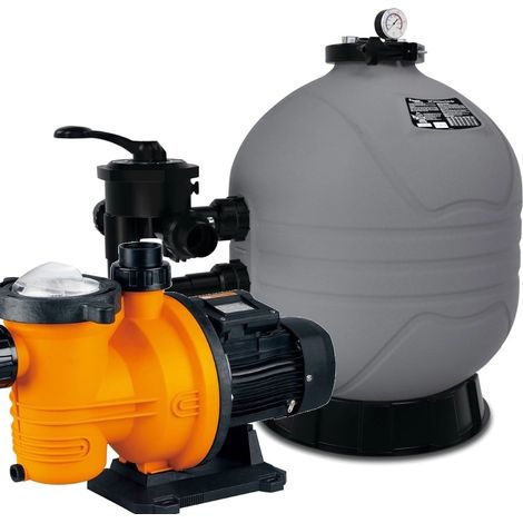 Groupe de filtration piscine : pompe Kalia + filtre MFS27 15 m3/h
