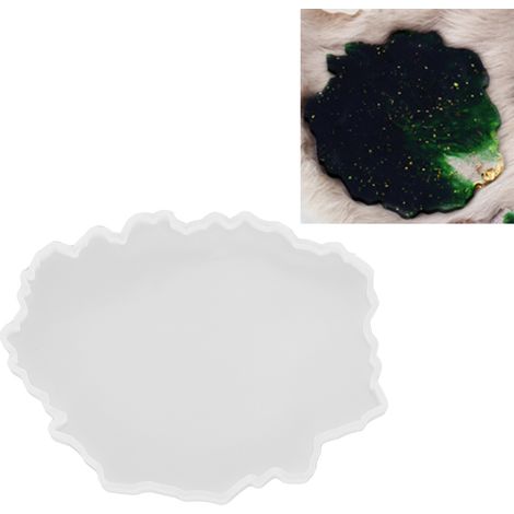 Moule en Silicone pour Créer des Sous-verres Décoratifs - DIY Plateau Original - Modèle 4 (1/4)