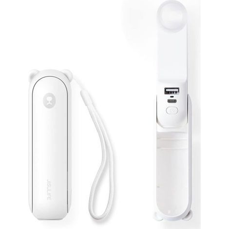 HONORNIC - Mini ventilateur portable, ventilateur à main 3 en 1, petit ventilateur portable, ventilateur à piles [12-19 heures d'utilisation]