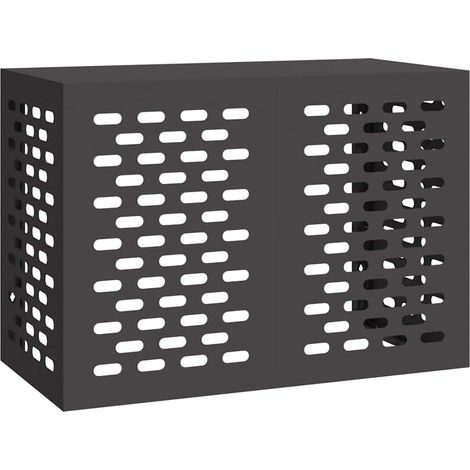 Housse de climatiseur Noir 100 x 50 x 70 cm Acier CFW95755 (1/5)