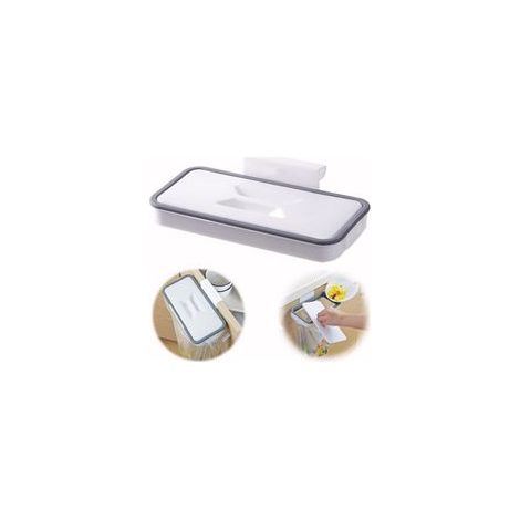 Support pour sac poubelle avec clip de fixation pour tiroir/porte/meuble, idéal pour camping-car, voyages, maison, cuisine, tri sélectif Product Name (1/5)