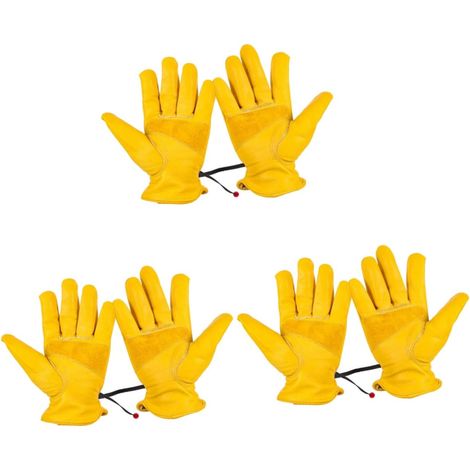 3paires De Jardinage De Vache De Travail Résistants Pour Jardinage Extérieur Confortables Et Pour Désherbage Légère (1/5)