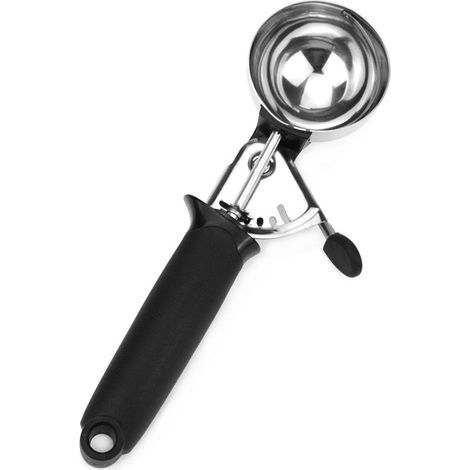 Cuillère à glace professionnelle en inox à gâchette (1/5)