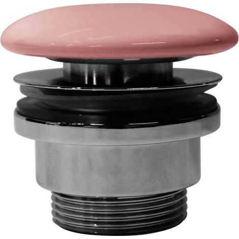 Bonde de lavabo à débit libre GSI 5/4, bouchon en céramique, 5-65 mm, blush mat