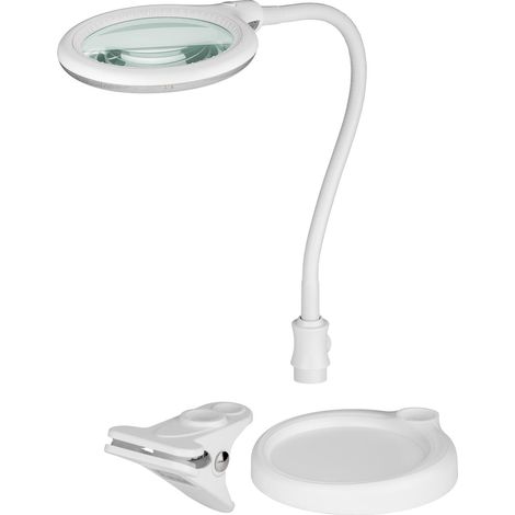 Goobay Lámpara lupa LED blanca aumento 1,75x