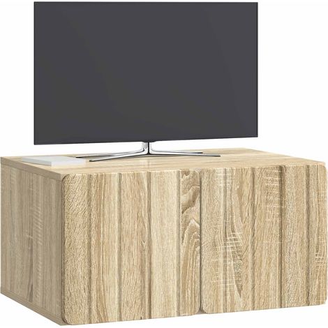 Maison Exclusive - Wandmontierter TV-Schrank Sonoma-Eiche 59,5 x